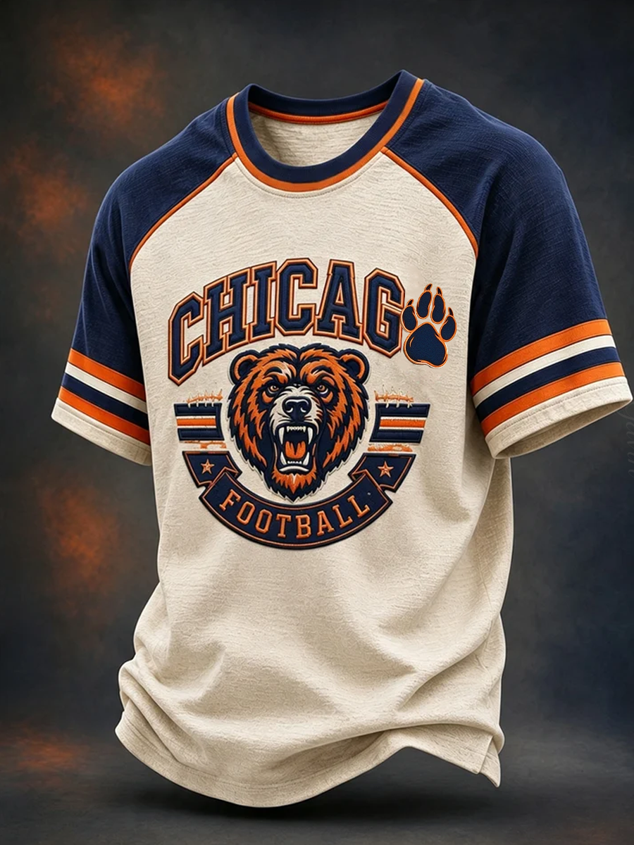 Men'S Football Gameday Gift For Football Fans Casual Tee
