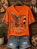 Women's Orange Shirt Day Print T-shirt