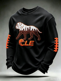 Men'S Rugby Printed Waffle T-Shirt