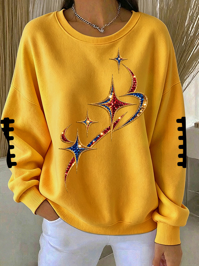 Women'S Football Printed Casual Sports Shirt