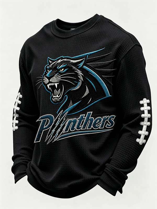 Men'S Football Enthusiast Sports Waffle Top