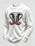 Men's Rugby Pattern Waffle T-shirt