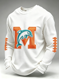 Men'S Retro Football Waffle T-Shirt