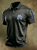 Men'S Retro Football Polo Shirt
