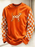 Men'S Football Printed Waffle T-Shirt