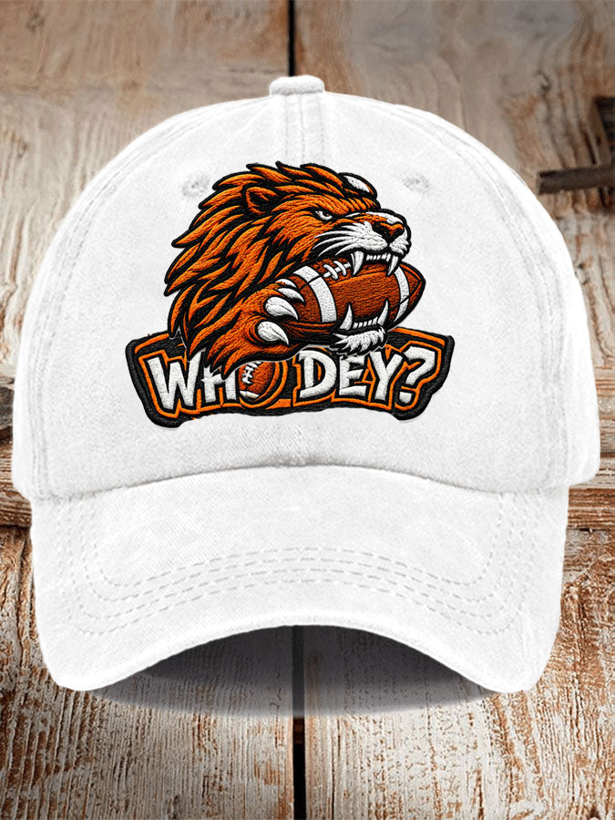 Unisex Football Print Hat