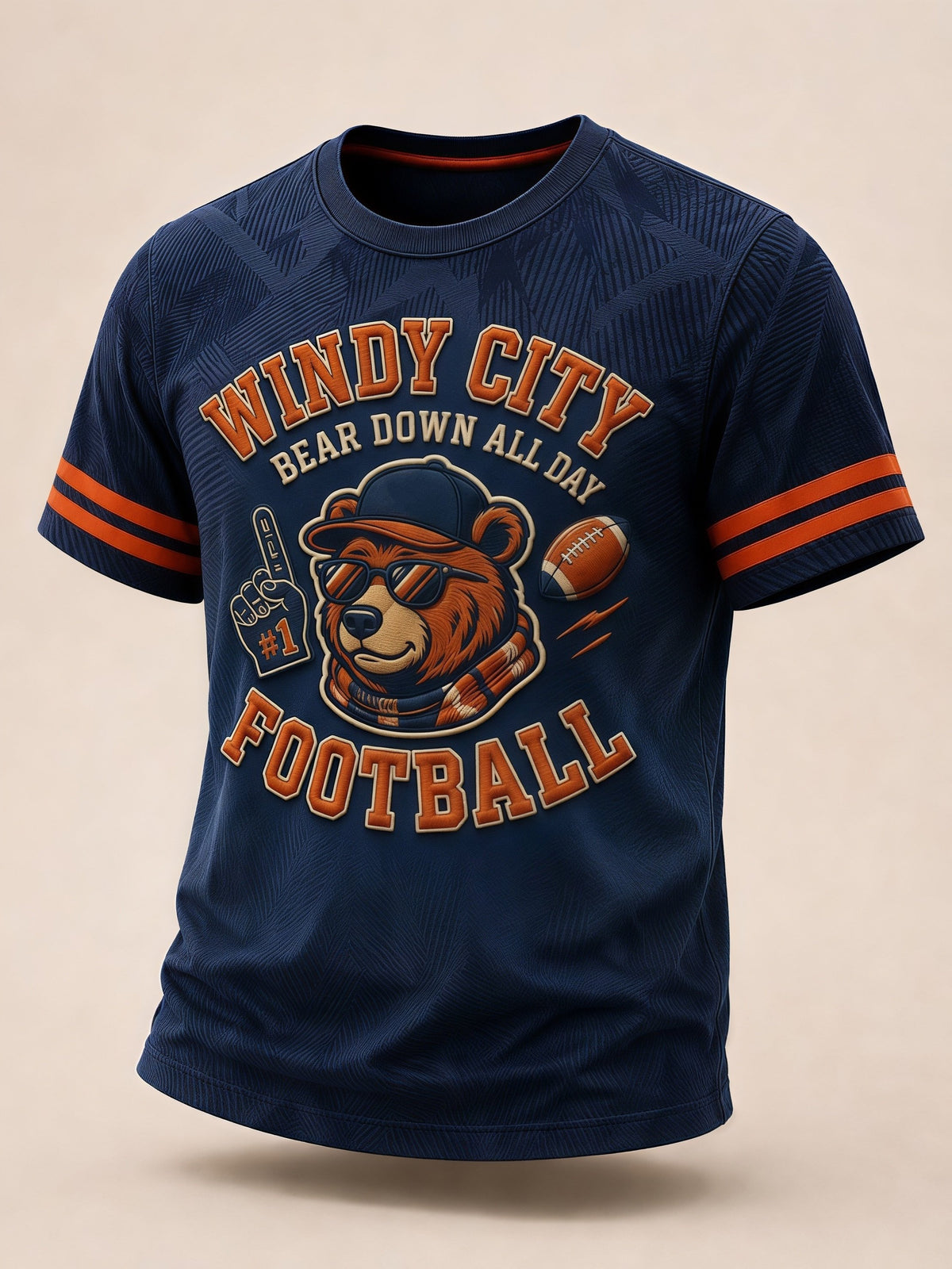 Men's Football Printed Short-Sleeve T-Shirt