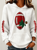 Women's Football Print Sweatshirt