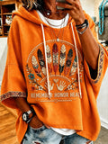 Women's Orange Shirt Day Graphic Print Sweatshirt