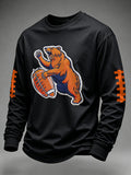 Men's Football Printed Waffle T-shirt