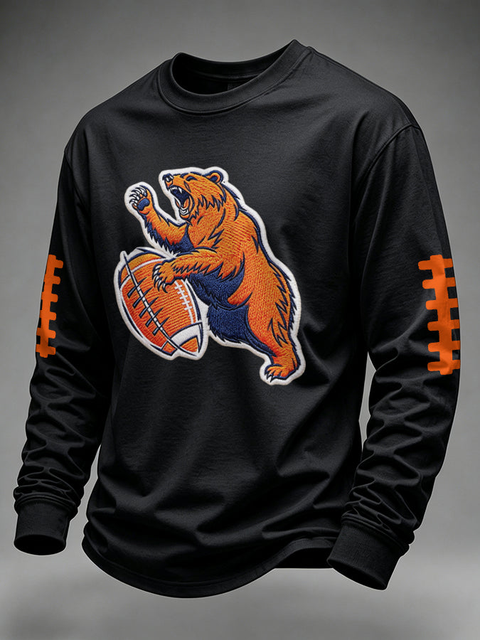 Men's Football Printed Waffle T-shirt