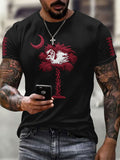 Men's Football Printed Short-Sleeve T-Shirt