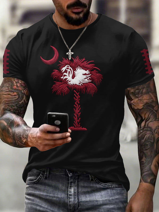Men's Football Printed Short-Sleeve T-Shirt