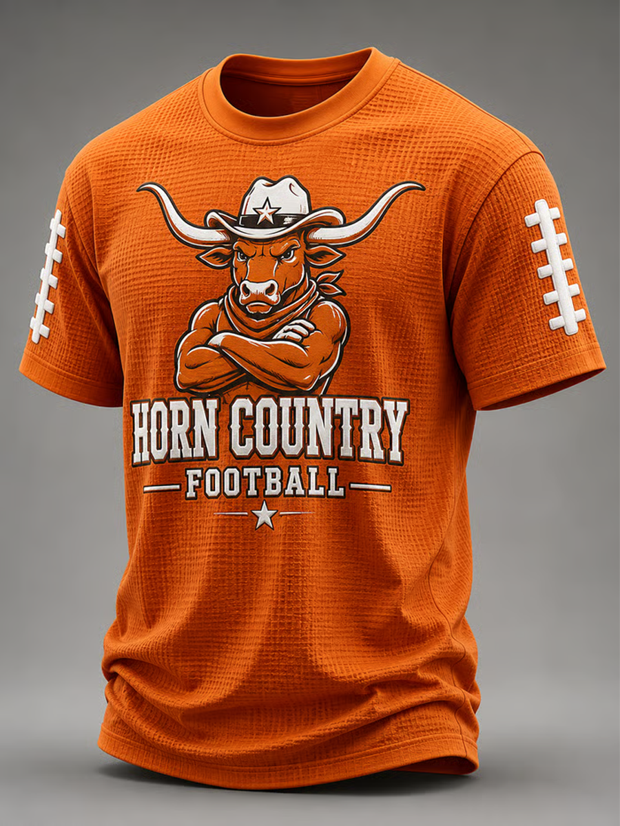 Men's Football Fan Waffle T-Shirt