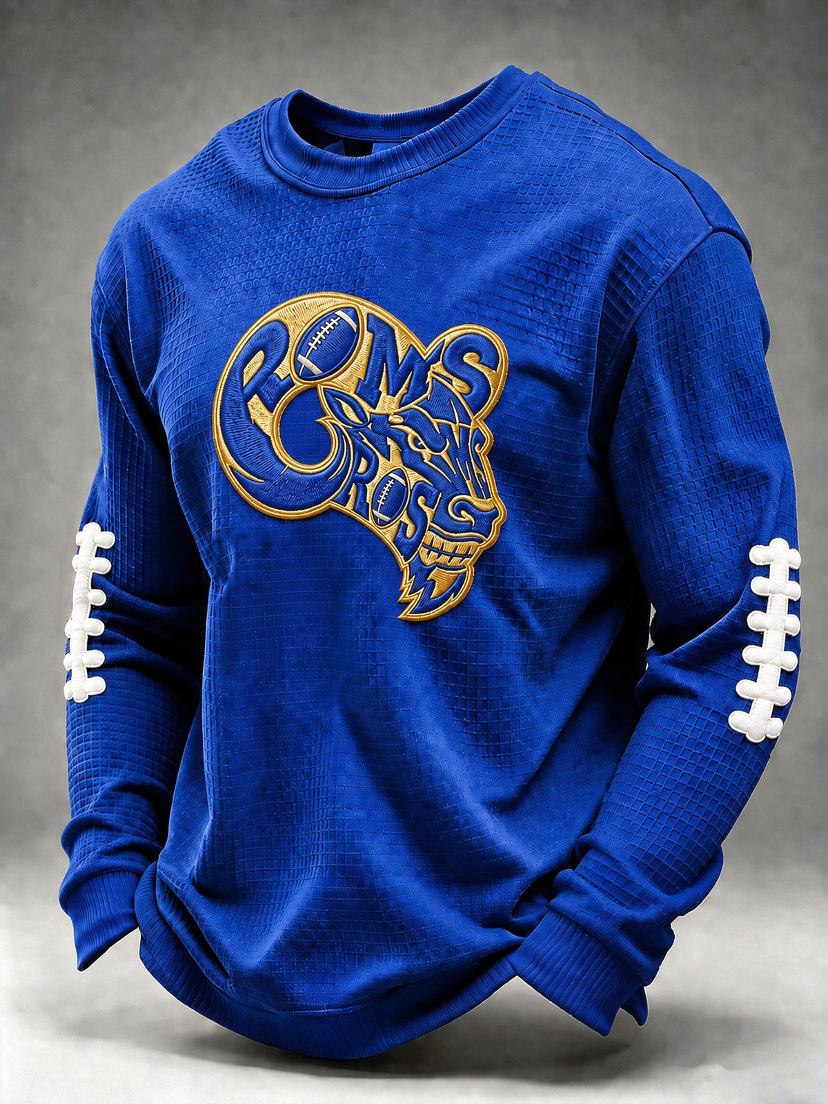 Men'S Football Printed Waffle T-Shirt