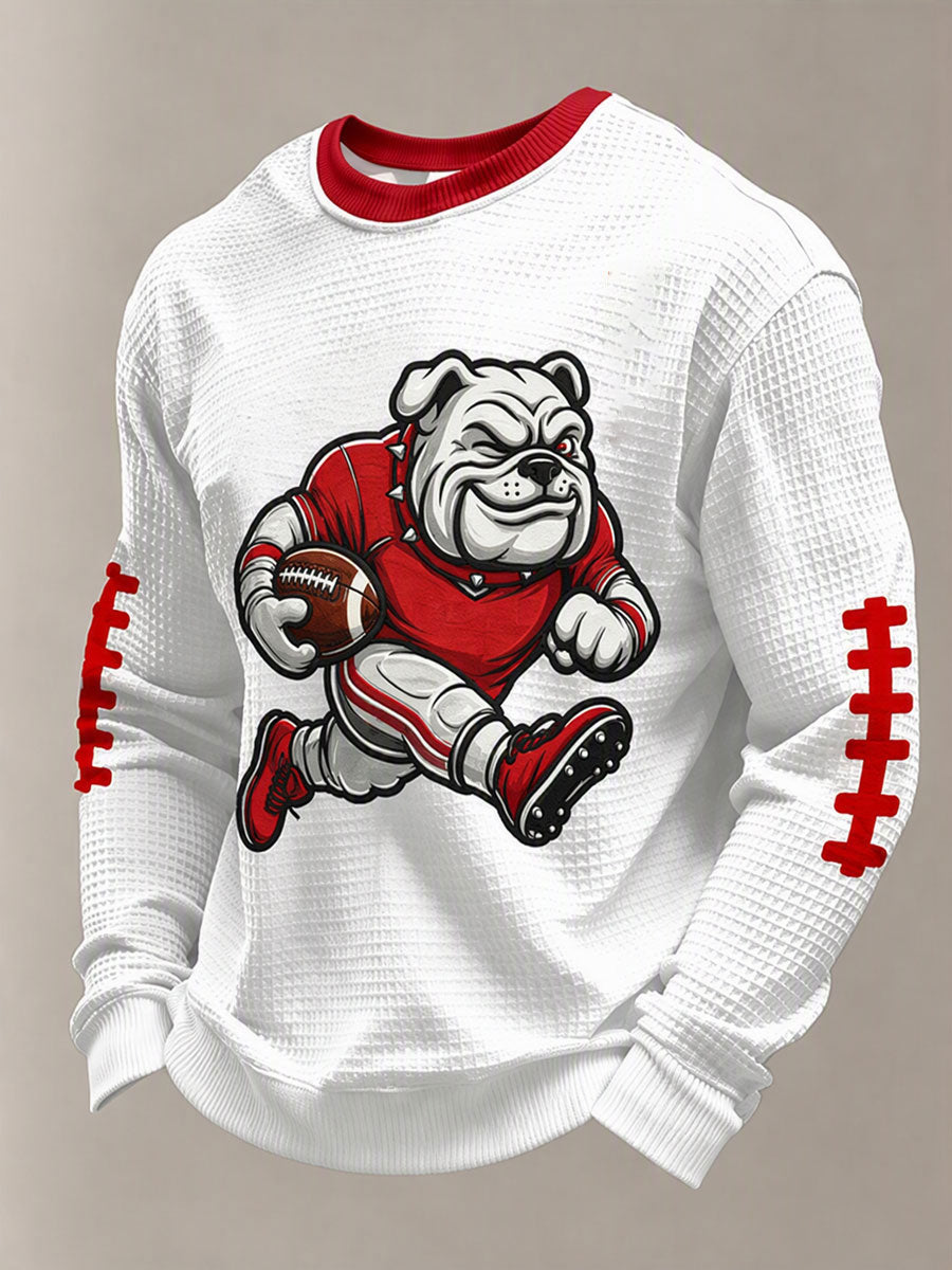 Men'S Rugby Printed Waffle T-Shirt