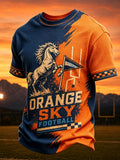 Men'S Football Fan Waffle T-Shirt