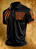 Men's Football Printed Polo Shirts