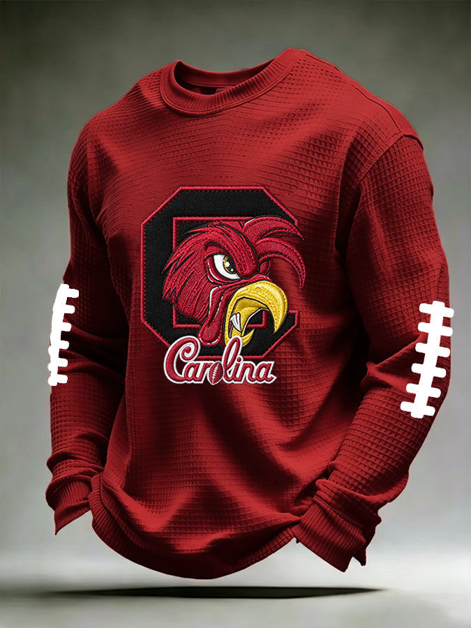 Men'S Retro Football Waffle T-Shirt