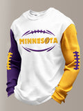 Men'S Football  Printed Waffle T-Shirt