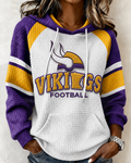 Women's Football Print Sweatshirt
