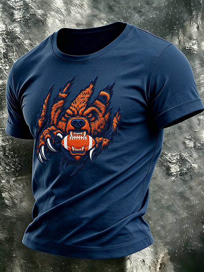Men'S Casual Rugby T-Shirt
