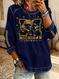 Women's University Campus Football Hoodie