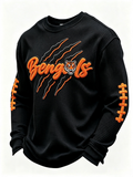 Men's Football Printed Waffle T-Shirt