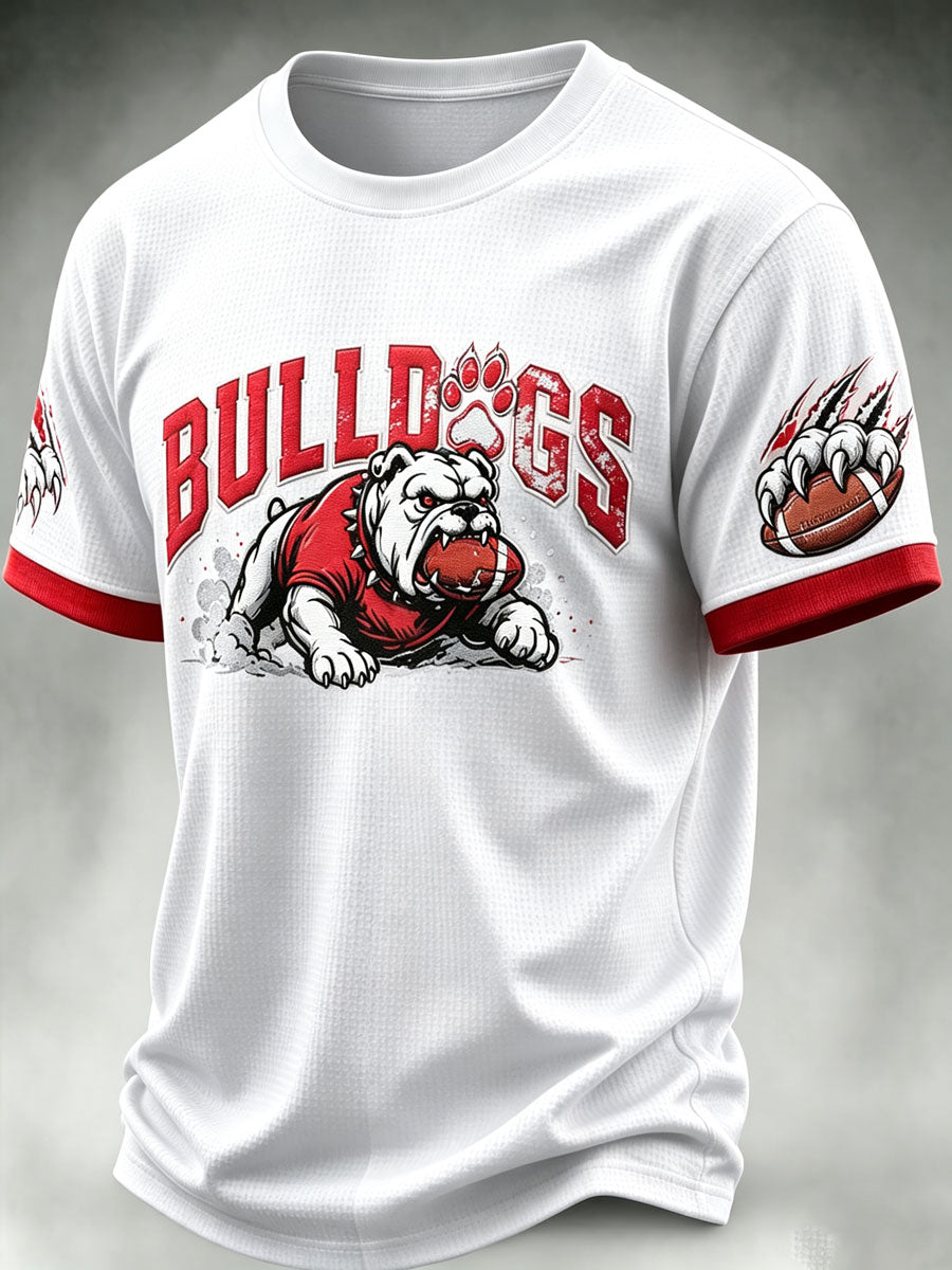 Men'S Football Fan Waffle T-Shirt