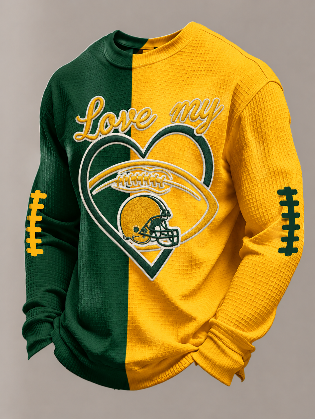 Men'S Football Fan Print Casual Top