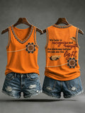 Women's Orange Shirt Day Print Tank Top