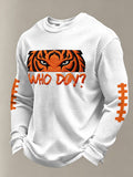 Men'S Football Printed Waffle T-Shirt