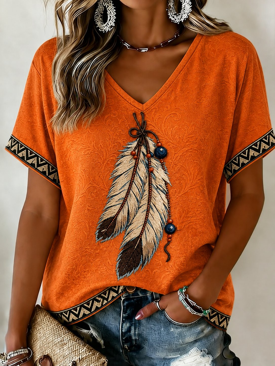 Women's National Day For Truth And Reconciliation Printed Top
