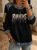 Women'S Football Printed Campus Football Hoodie