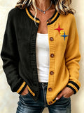 Women'S Football Knit Cardigan