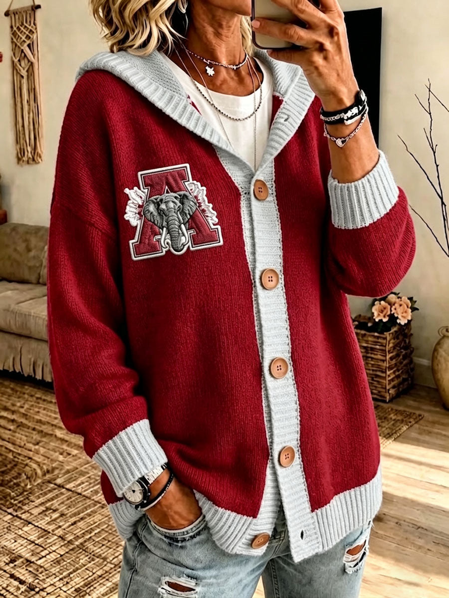 Women'S Rugby Match Long Sleeved Cardigan