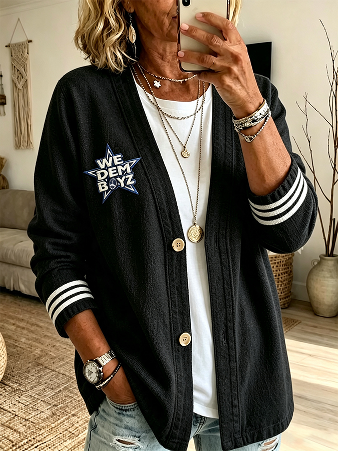 Women'S Football Fan Cardigan