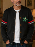 Men'S Casual Football Knitted Cardigan Top