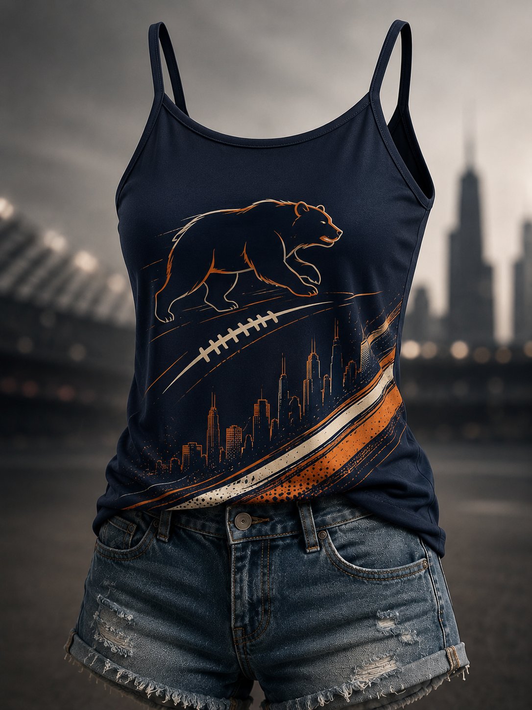 Women'S Rugby Fan Commemorative Printed Vest