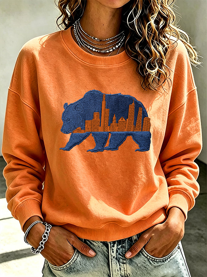 Women's Rugby Enthusiast Printed Hoodie