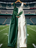 Women's Football Print Overalls