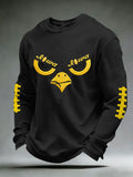 Men'S Football Printed Waffle T-Shirt
