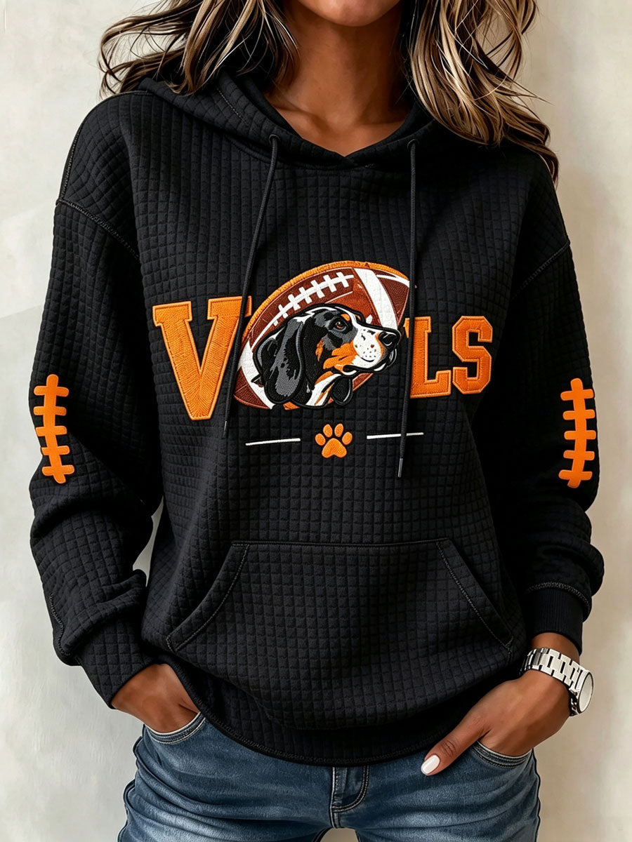 Women's Football Print Sweatshirt