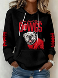 Women's Football Print Sweatshirt