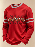 Men'S Rugby Printed Waffle T-Shirt