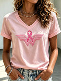 Women's Breast cancer awareness T-Shirt