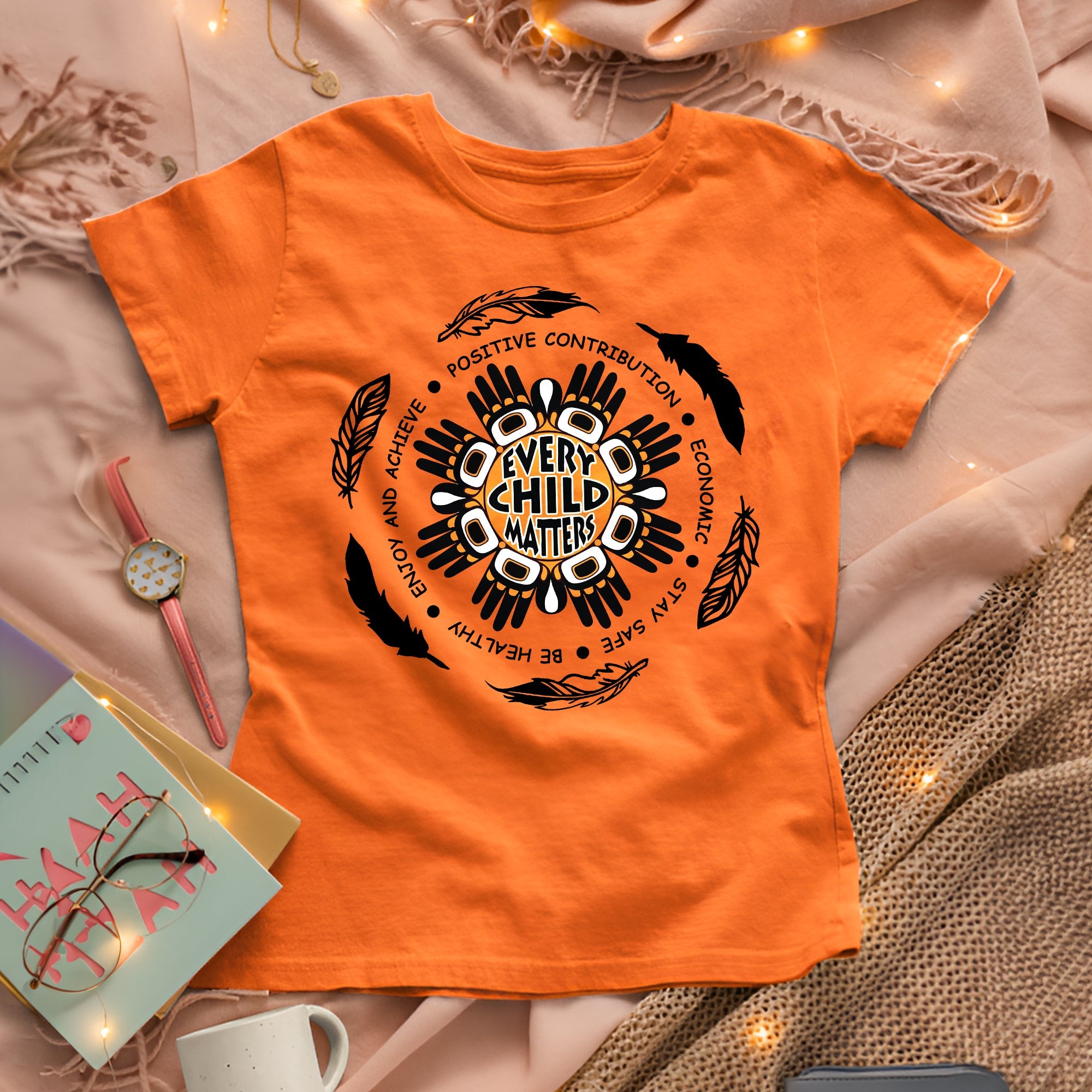 Every Child Matters Native Hand-To-Hand Native American Unisex T-shirt/Hoodie/Sweatshirt