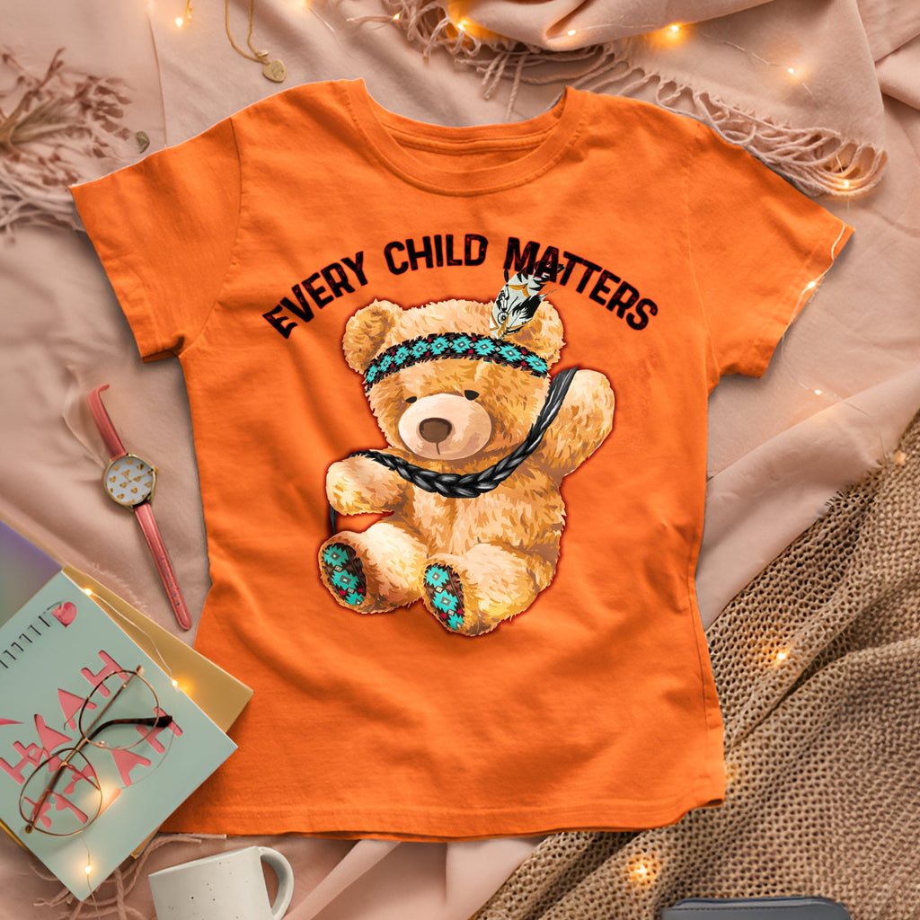 Every Child Matters Baby Bear Native American Unisex T-shirt/Hoodie/Sweatshirt